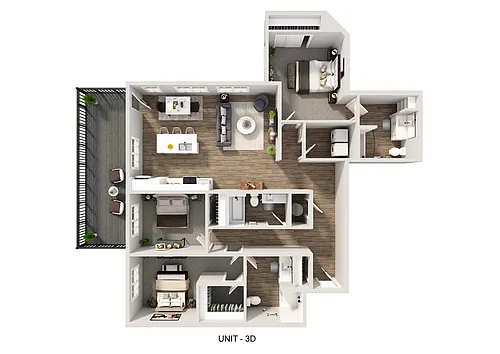 Floor plan The Foundry Grand Terrace