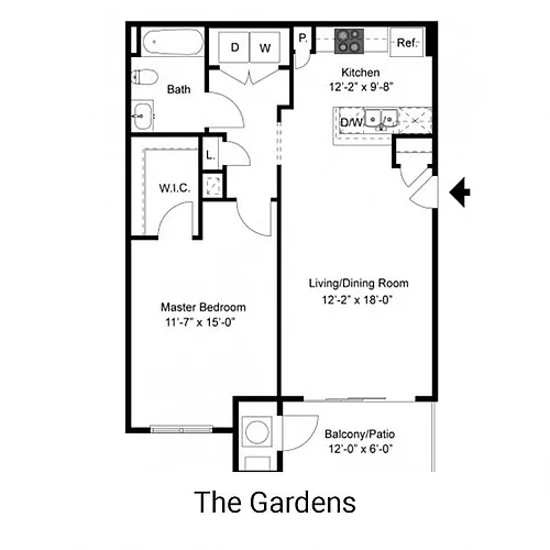 Floor plan The Schoeneck (A1)