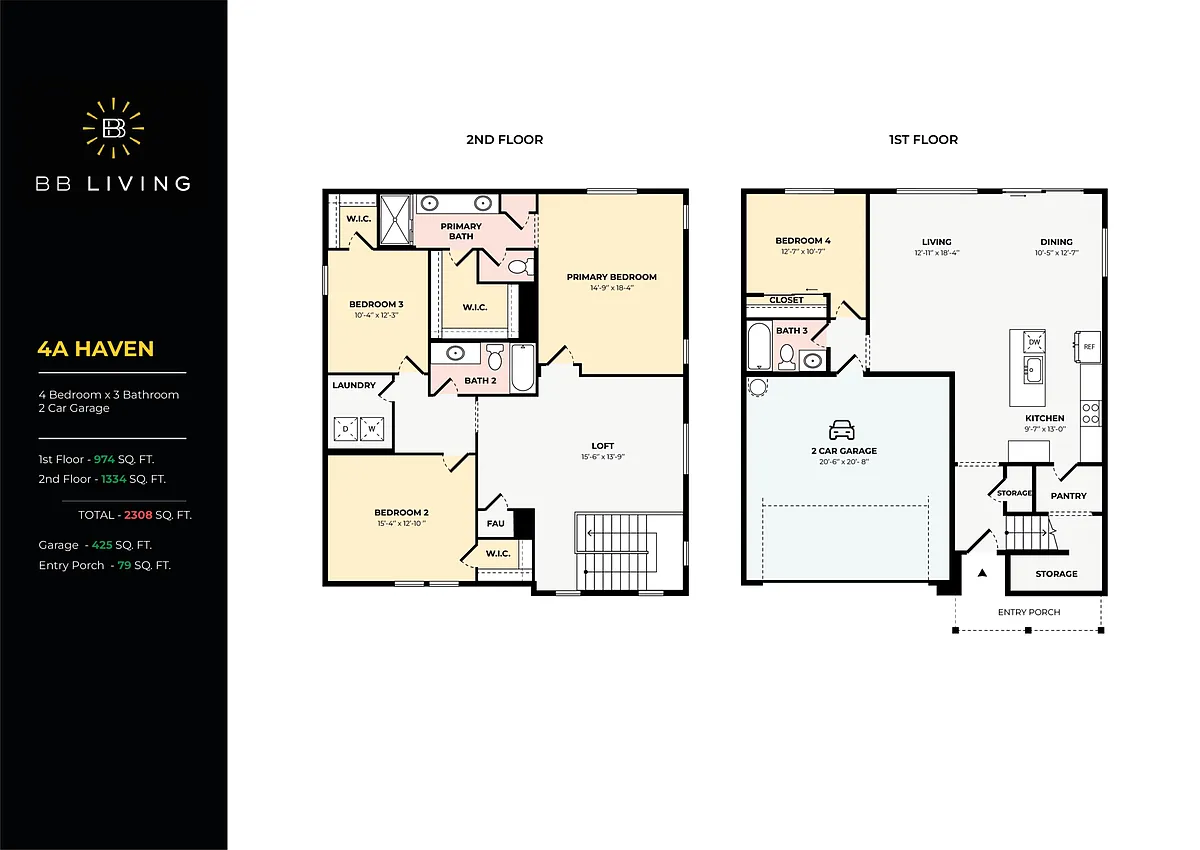 Floor plan 4A Haven