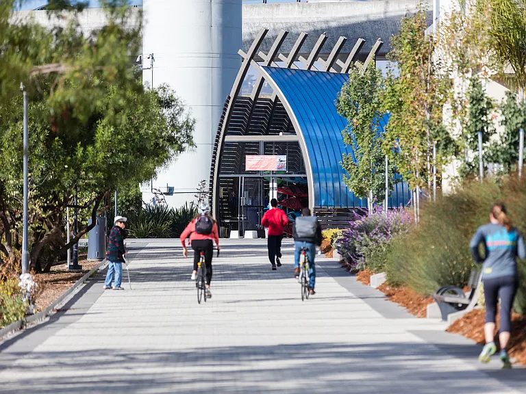 We're proud of our beautiful neighborhood and the convenience it provides - walking, biking and public transportation are all easily accessible from our location