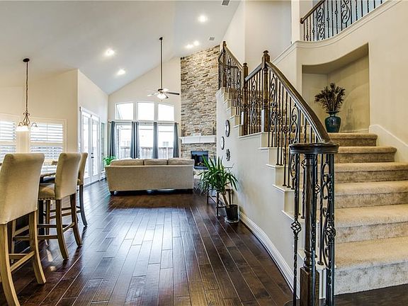 A warm and inviting open living space.