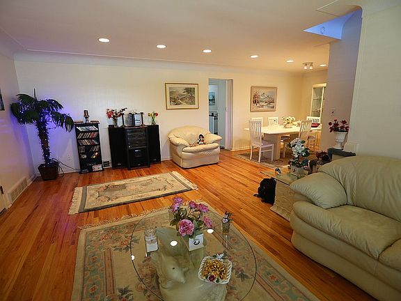 Living and dining rooms