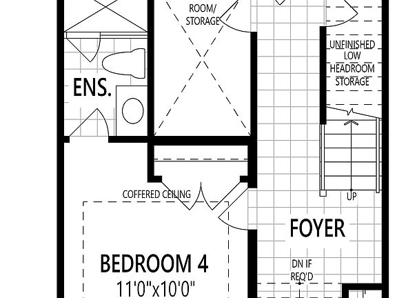 Bedroom 4 In Lieu of Recreation Room