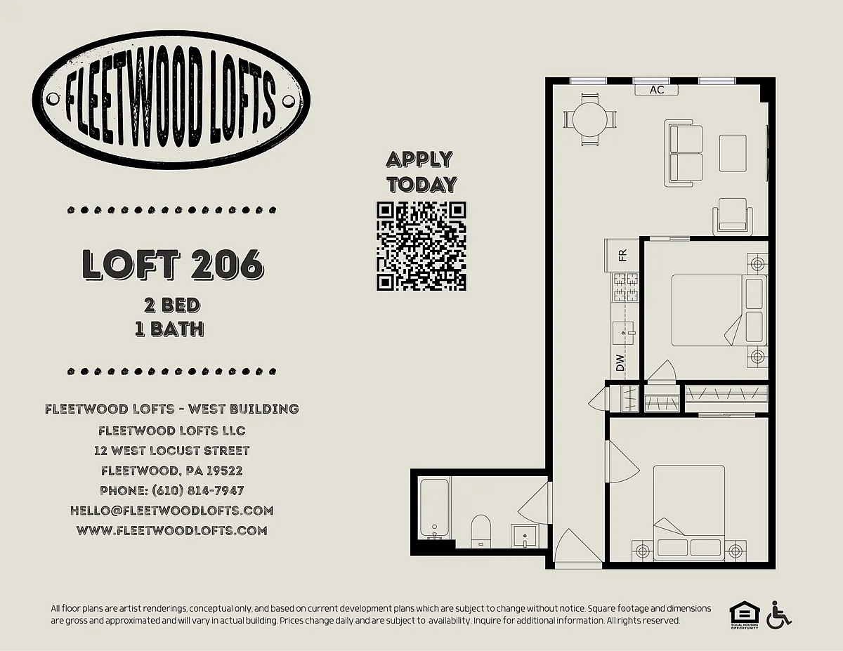 Floor plan 206