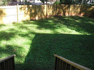 Privacy fence back-yard