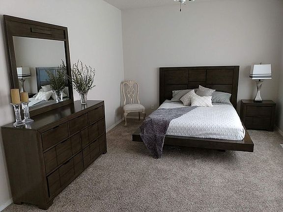 Large master suite.