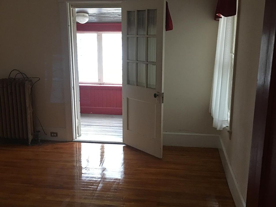 Bedroom with walk-out porch