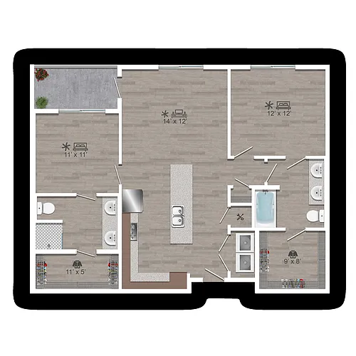 Floor plan 2 C