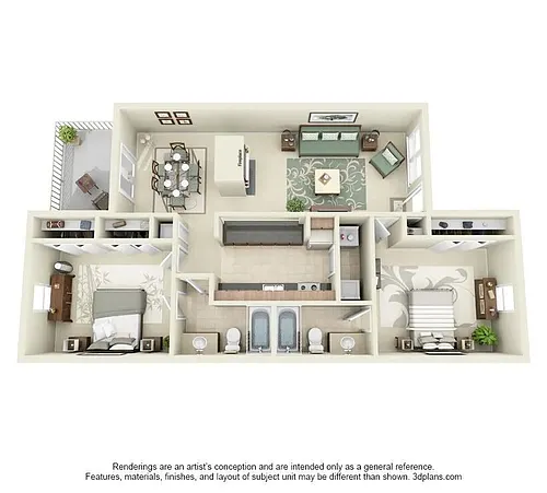 Floor plan The Evandale