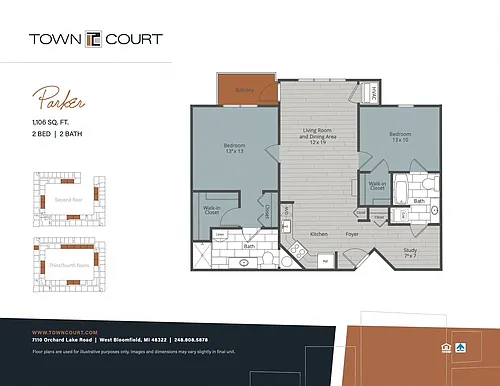 Floor plan Parker