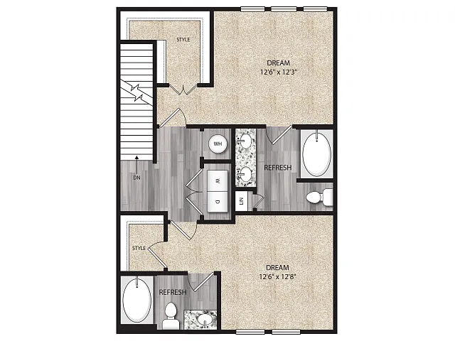 Floor plan TH1