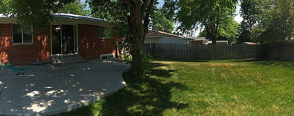 Large backyard for entertaining and relaxing