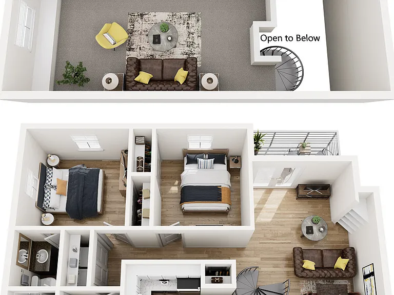San Jacinto w/Loft floor plan Railyard