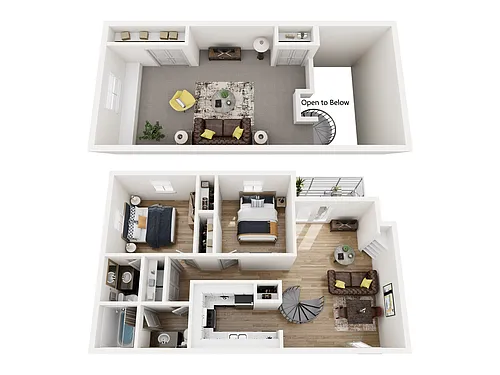 Floor plan San Jacinto w/Loft