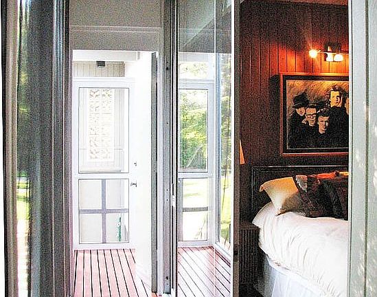 Glass Sliders Off Bedrooms & Balcony