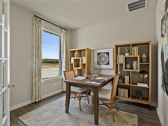 Study Home Office in the Topaz home plan by Trophy Signature Homes - REPRESENTATIVE PHOTO