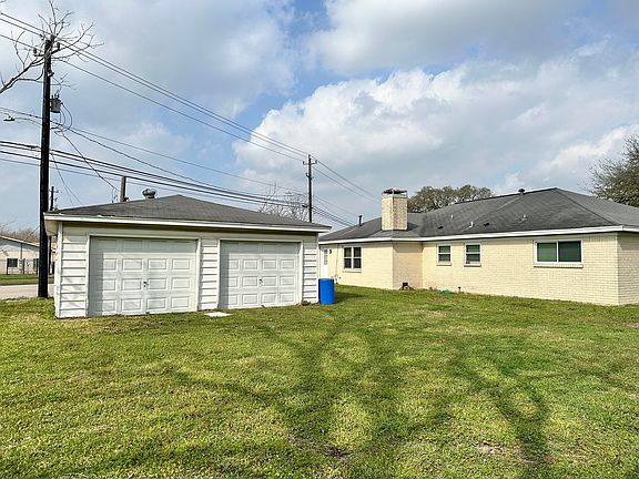 Detached two-car garage. Can be used for vehicles or storage.