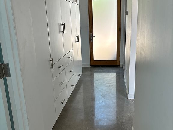 Hallway with built-ins