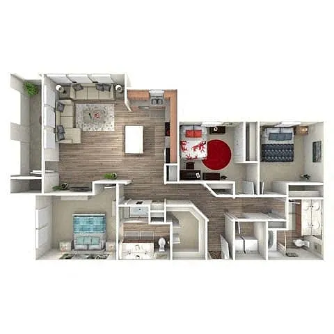 Floor plan C1 - Phase I