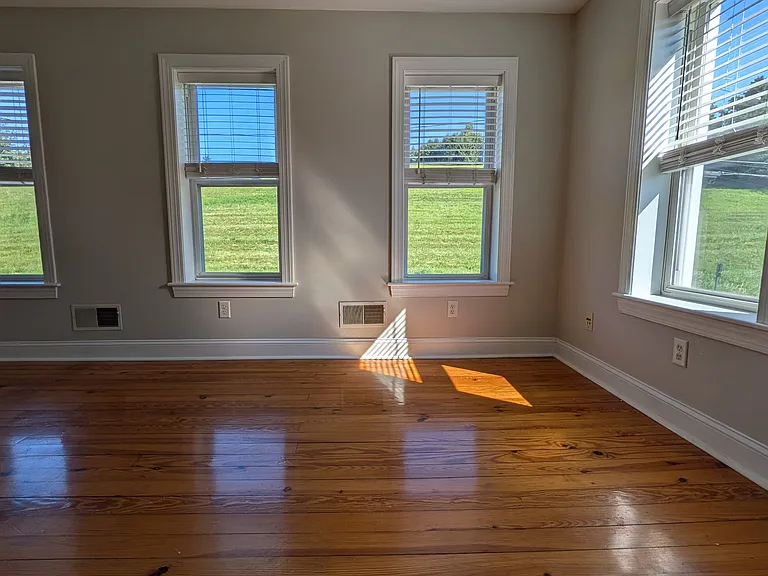 The view from the master bedroom