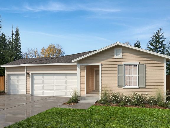 Exterior A with optional 3-car garage