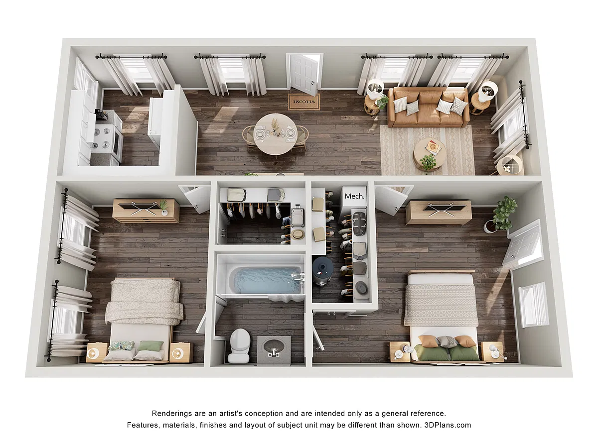 Floor plan Live Oak