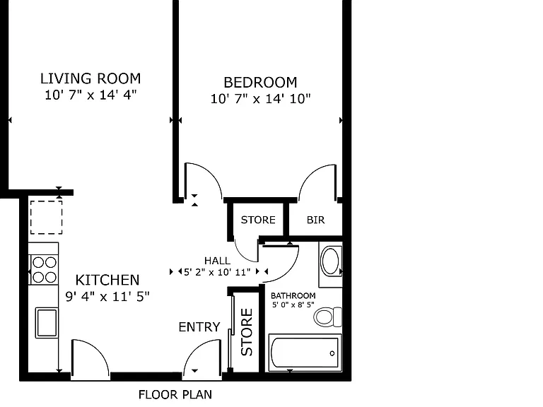 1 Bed 1 Bath 1 Bed 1 Bath