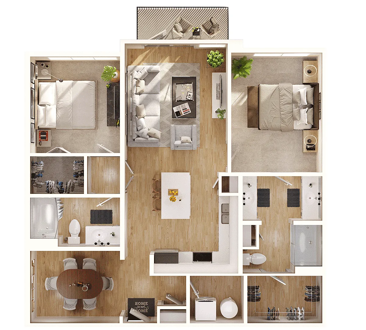Floor plan B4
