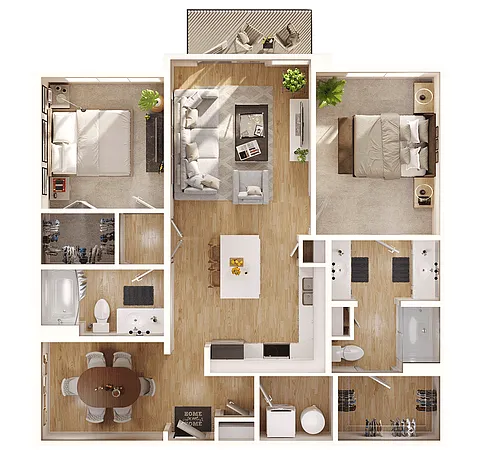 Floor plan B4