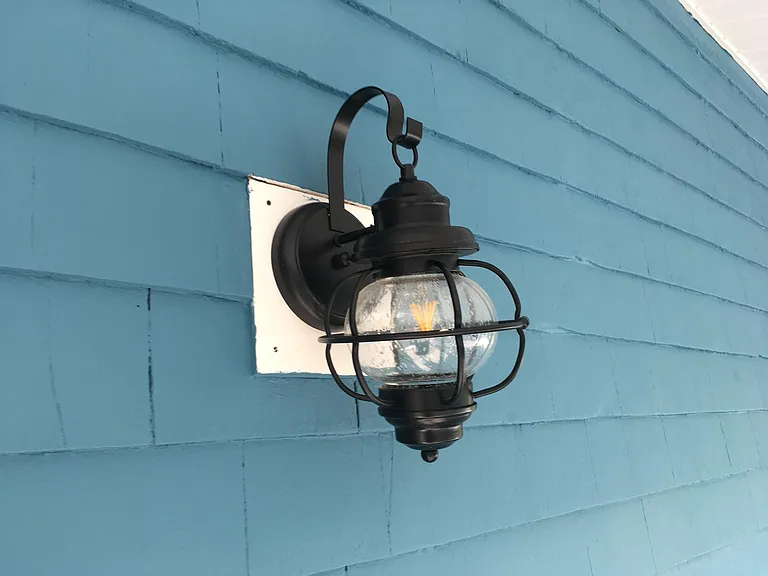 Light on outside deck