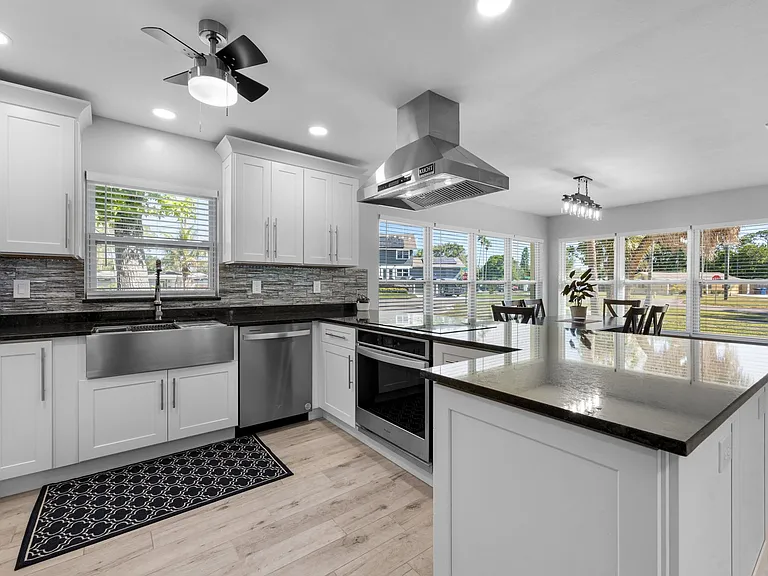 Kitchen and dining room