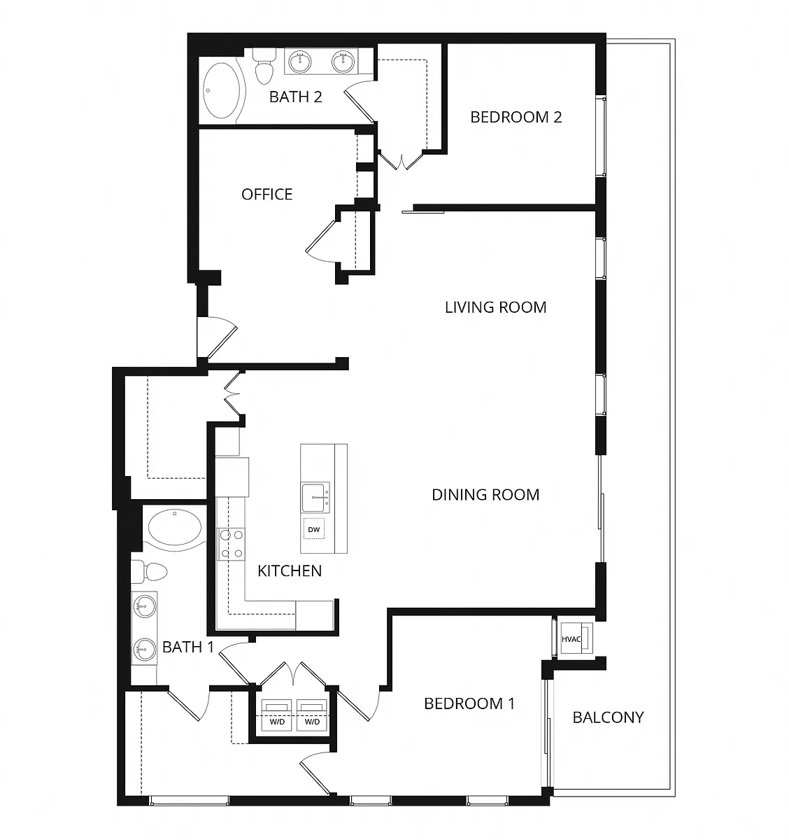 Floor plan Lake of the Isles