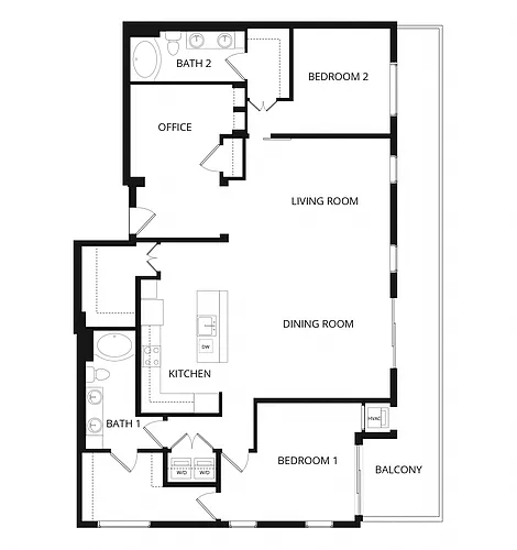 Floor plan Lake of the Isles