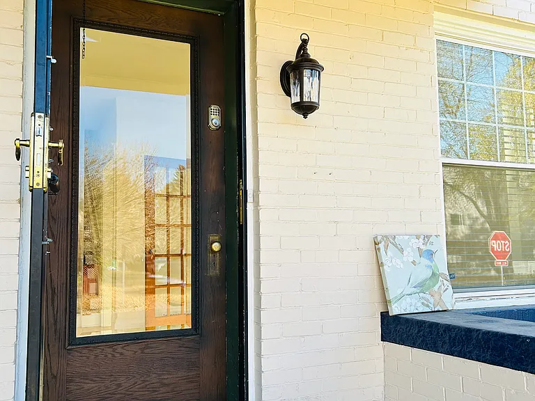 Original door refurbished!