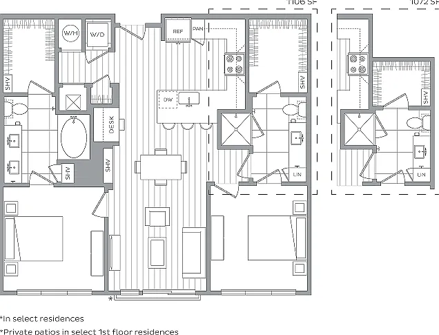 2 Bedroom / 2 Bath 2 Bedroom / 2 Bath