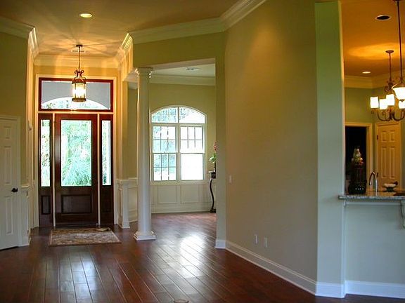great room to front door