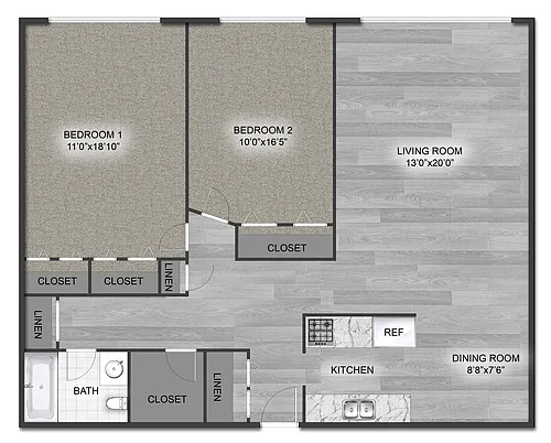 Floor plan The Quartz