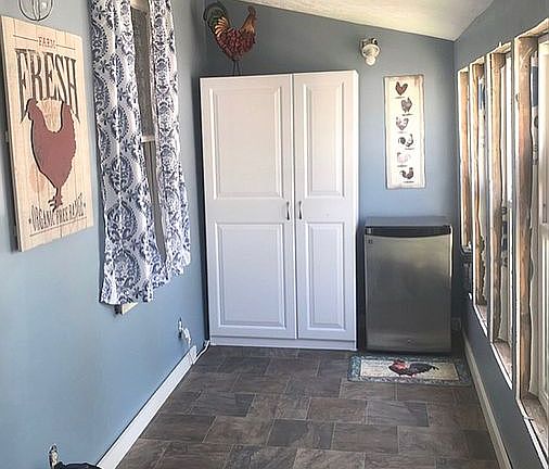 Entry from back door 