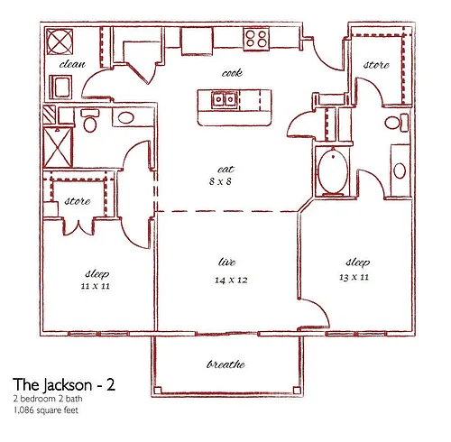 Floor plan The Jackson II