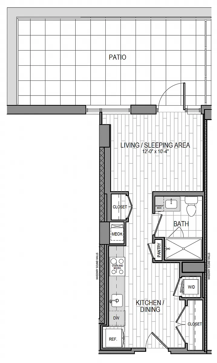 Floor plan STUDIO