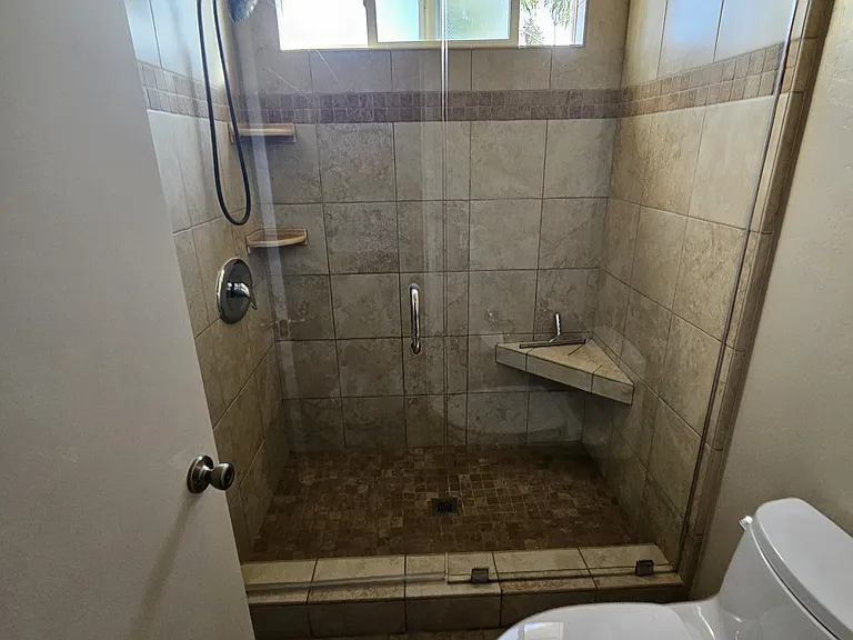 Master Bath Walking in Tile shower