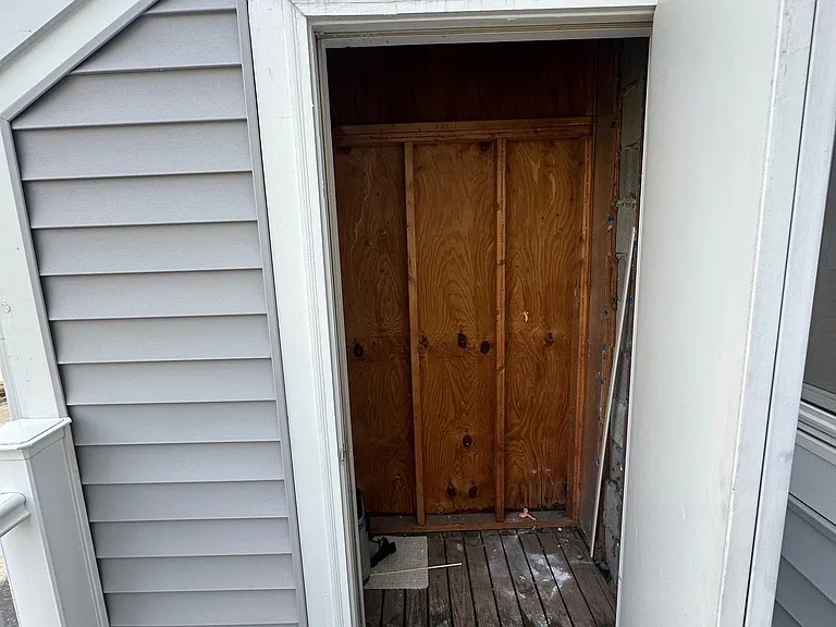 porch outdoor storage area