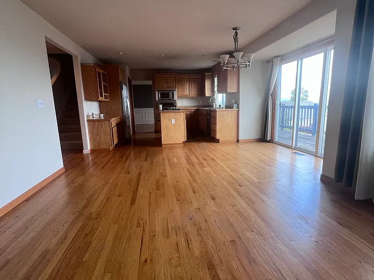 Main floor - kitchen with living room