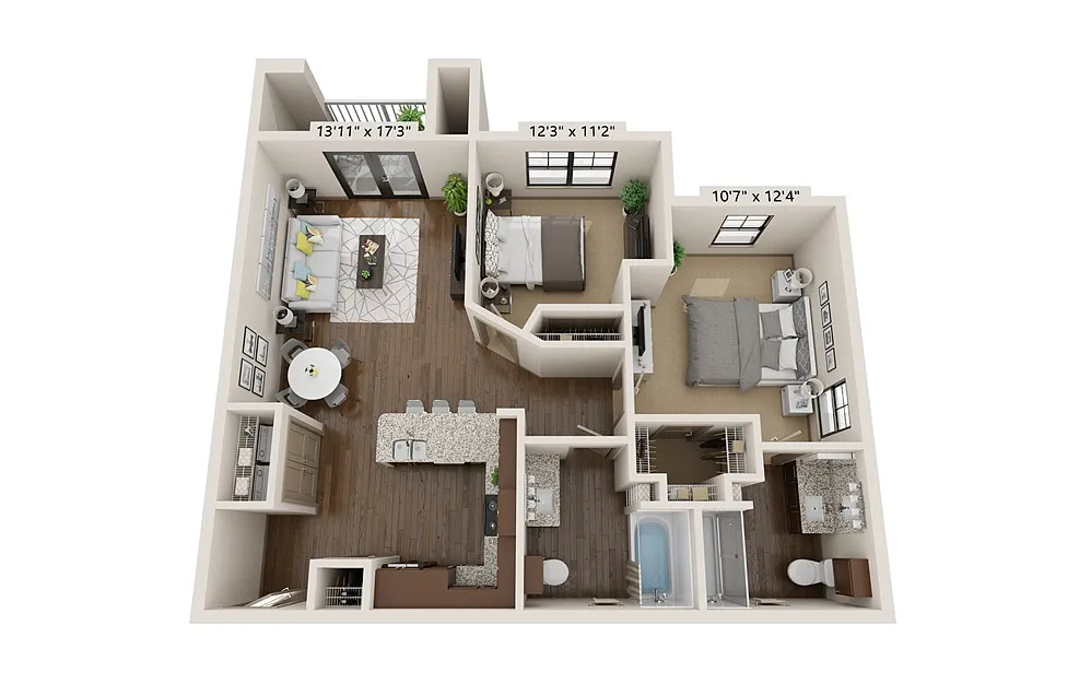 Floor plan B3