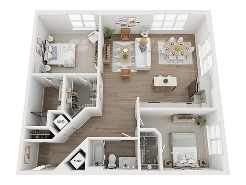 Floor plan B19B