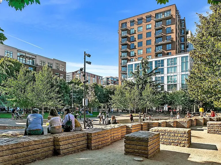 View of Park Place from Jamison Park
