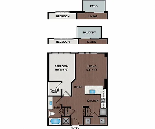 Floor plan 11W8 - Income Limits Apply