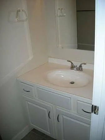 1/2 bath downstairs and full bath upstairs