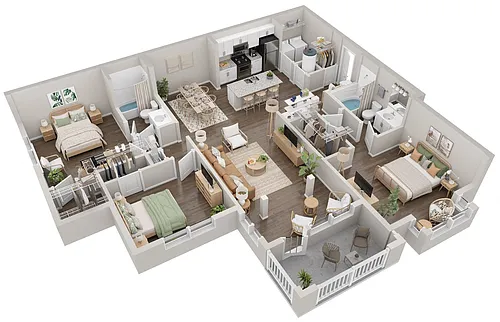 Floor plan C1A