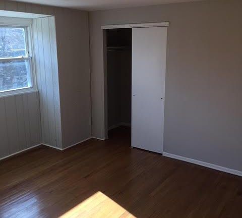 Master bedroom with full bathroom